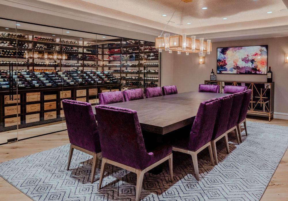 Label-Forward Wine Display