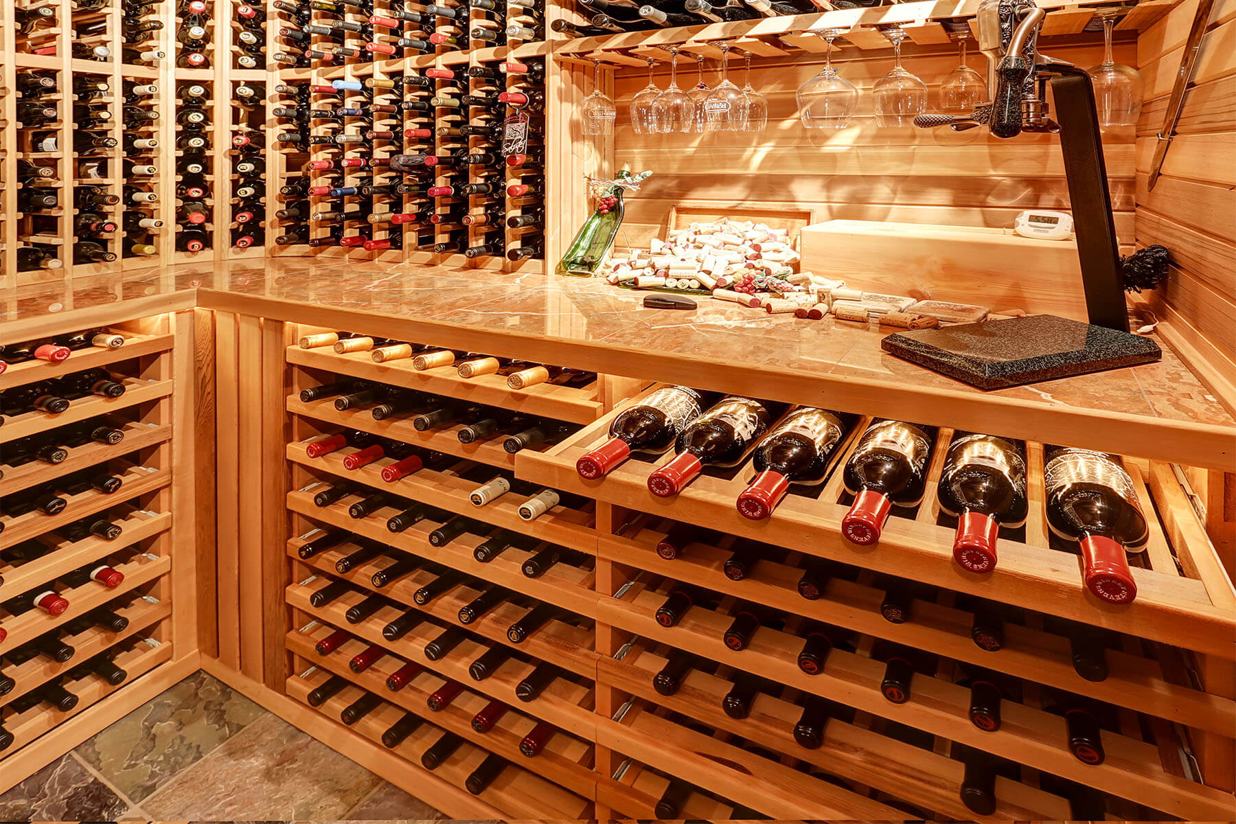High-End Wine Cellar Renovation