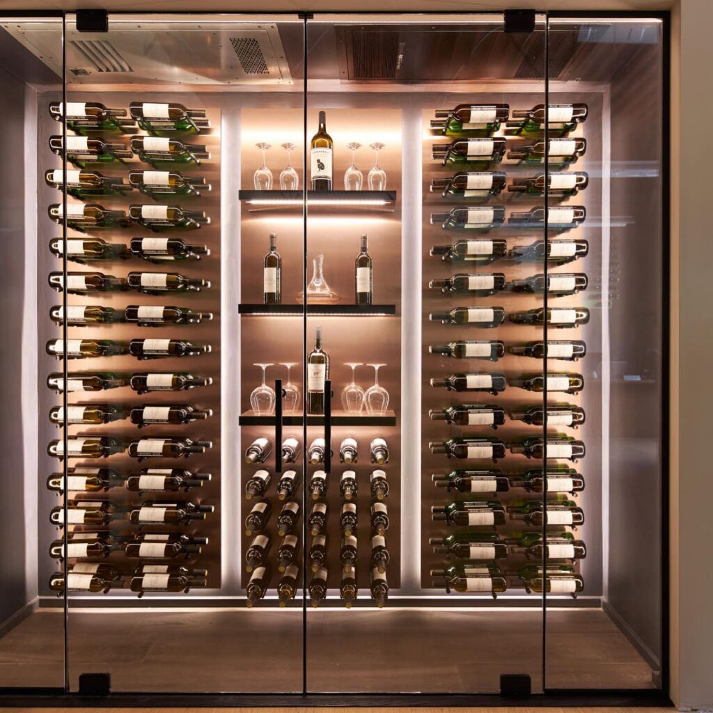 Metal Peg Wine Wall